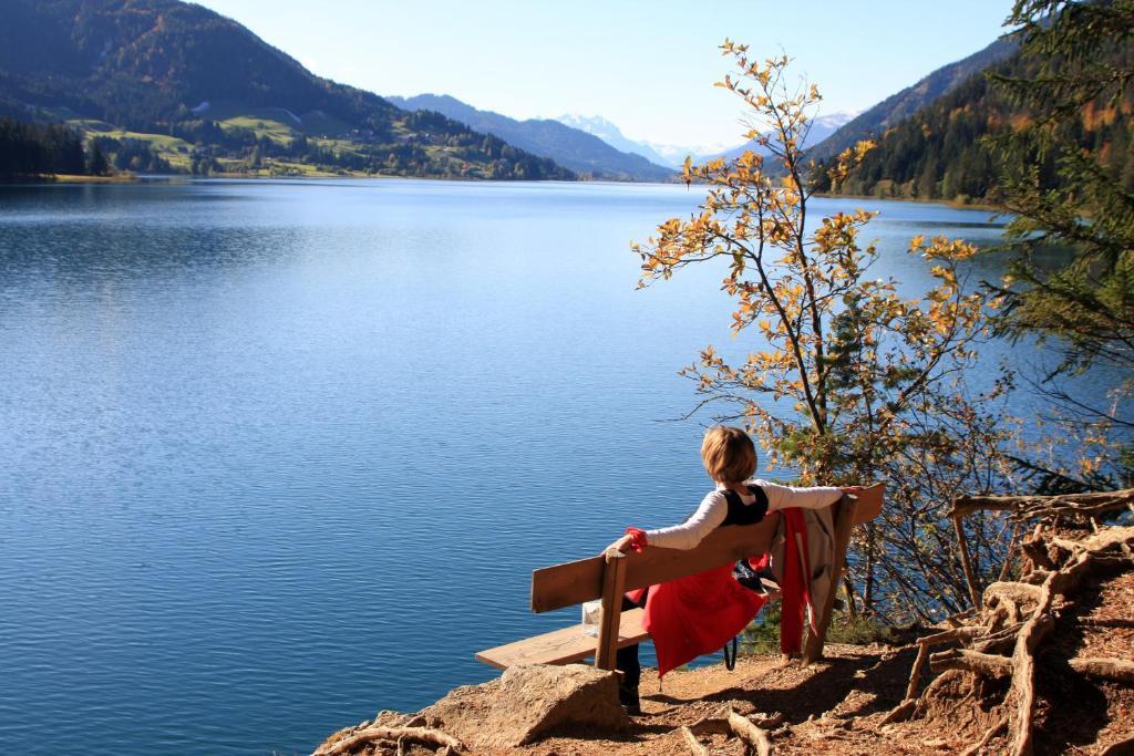 Kraners Alpenhof Bio Bed And Breakfast Pension Weissensee Exterior photo